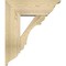 Ekena Millwork Olympic Traditional Rough Sawn Bracket w/ Offset Brace, Douglas Fir, 8"W x 22"D x 26"H BKT0806X22X26OLY01RDF - alternate 4